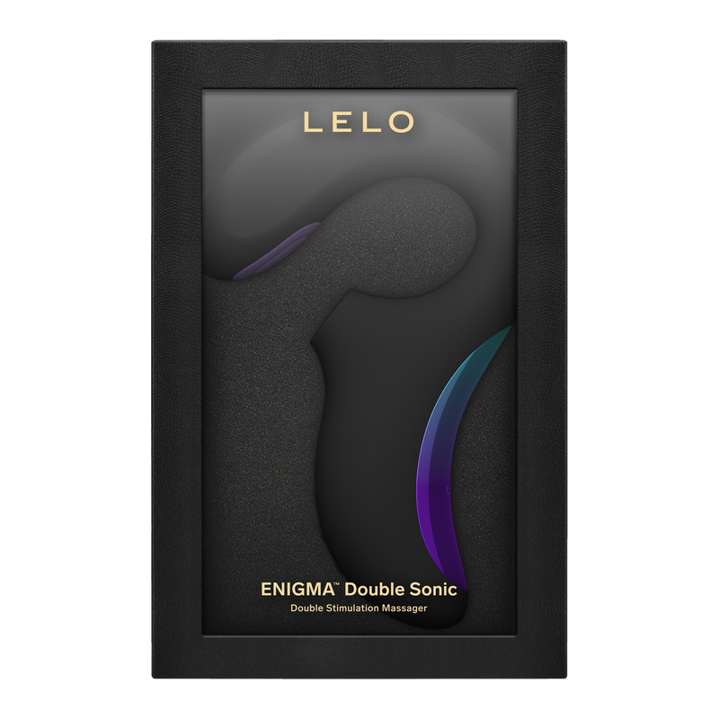 Lelo - Enigma Double Sonic - Drievoudige stimulatie - App Control - Zwart-Erotiekvoordeel.nl