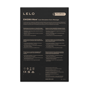 LELO - Enigma Wave - G-spot en Luchtdruk Vibrator - Zwart-Erotiekvoordeel.nl