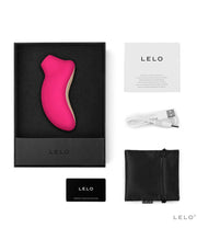 Lelo - Sona Cruise - Luchtdruk Vibrator - Deep Pink-Erotiekvoordeel.nl