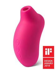LELO - Sona - Luchtdruk Vibrator - Deep Pink-Erotiekvoordeel.nl