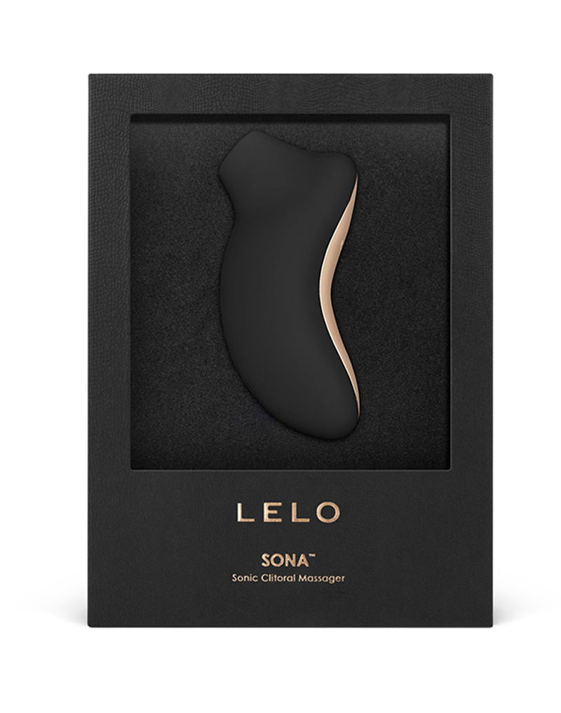 LELO - Sona - Luchtdruk Vibrator - Zwart-Erotiekvoordeel.nl