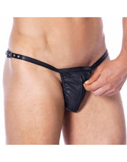 Rimba - Leren Slip Met Rits-Erotiekvoordeel.nl