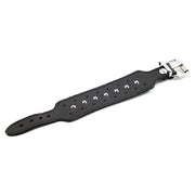 Kiotos - Leren armband Met Studs - Zwart-Laced-up.nl