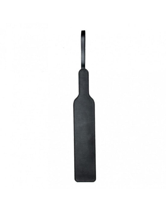 Rimba - Leren Paddle - 1 Gladde Kant - 1 Kant Met Spijkertjes - Zwart-Erotiekvoordeel.nl