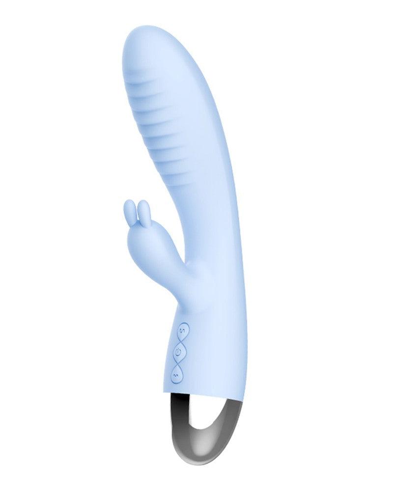 Leten - Faye 2 - Rabbit Vibrator - Lichtblauw-Laced-up.nl