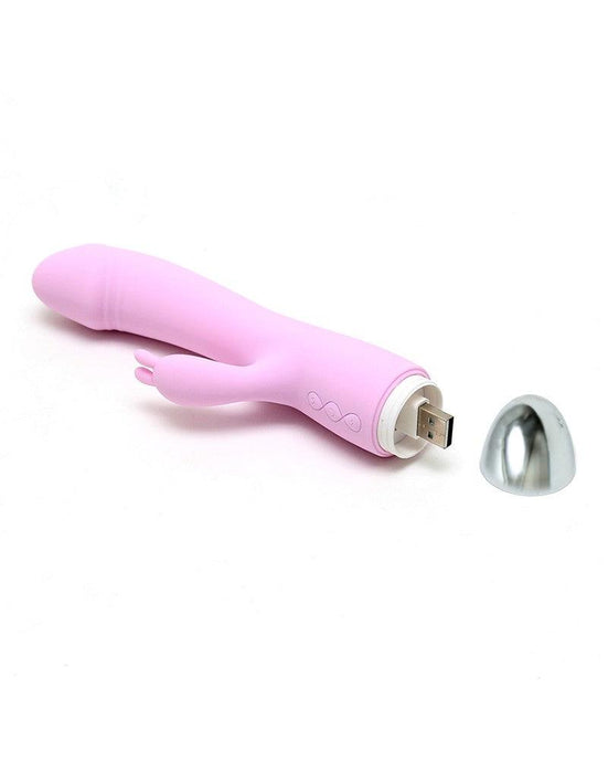Leten - Faye 3 - Rabbit Vibrator - Siliconen - Roze-Laced-up.nl