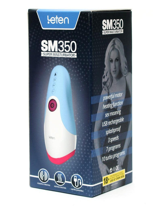 Leten - SM350 Vibrerende En Verwarmde Masturbator-Laced-up.nl