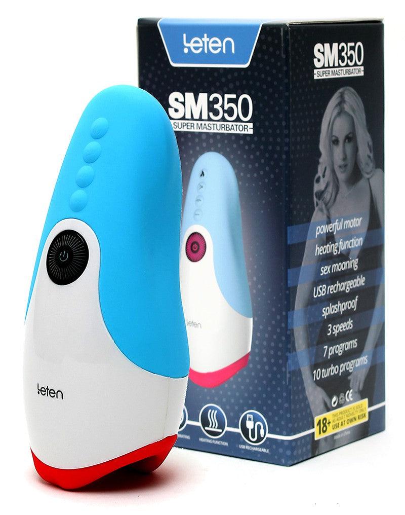 Leten - SM350 Vibrerende En Verwarmde Masturbator-Laced-up.nl