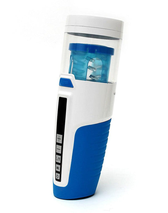 Leten - SM370 Super Masturbator - Telescopische Trekbeweging - Roterend - Kreunfunctie-Laced-up.nl