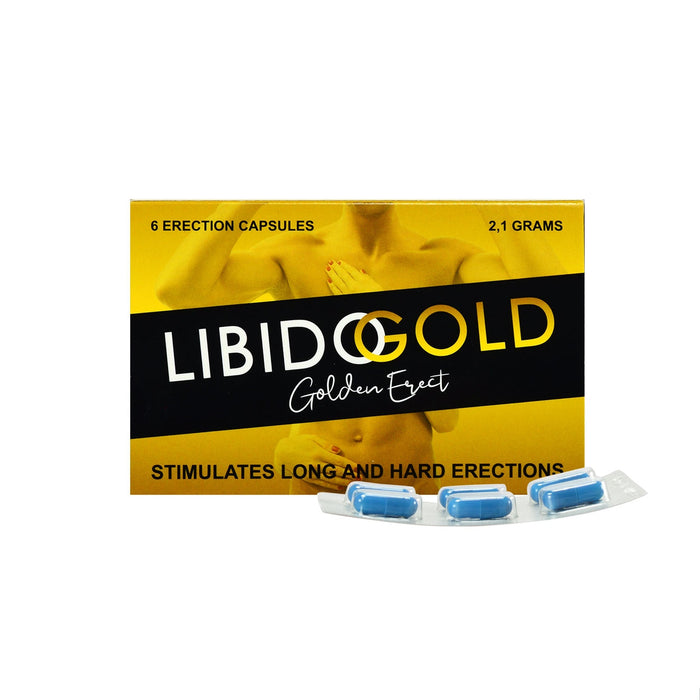 Libido Gold - Golden Erect 6 cap.-laced-up.nl