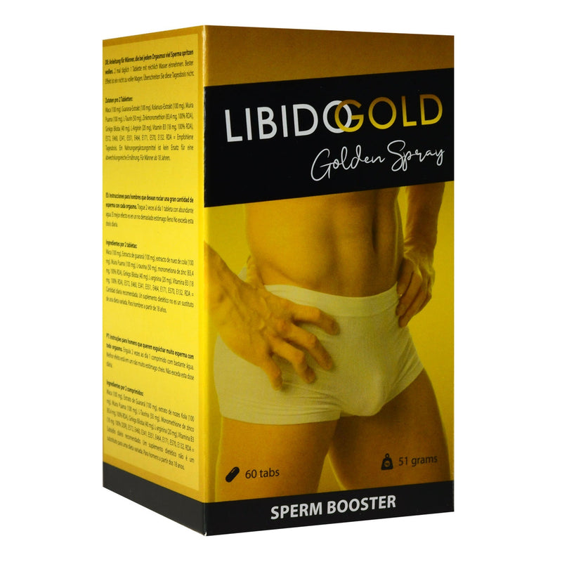 Libido Gold - Golden Spray - Zaadproductie - 60 tabletten-laced-up.nl