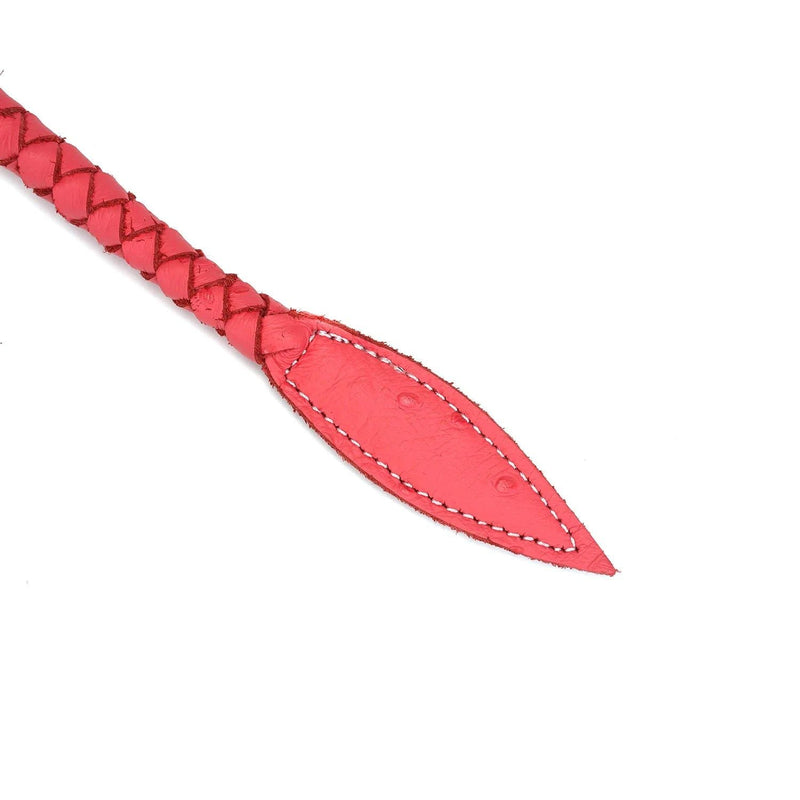 Liebe Seele - Angel's Kiss Bullwhip - Leren Bull Whip - Roze-Laced-up.nl