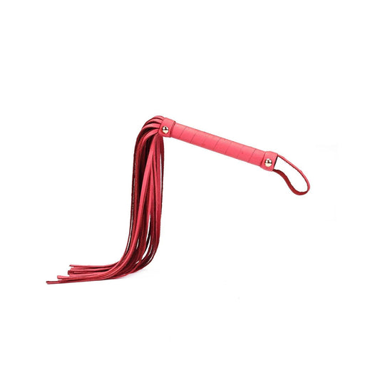 Liebe Seele - Angel's Kiss Exclusieve Leren Flogger - Rood Roze-Erotiekvoordeel.nl