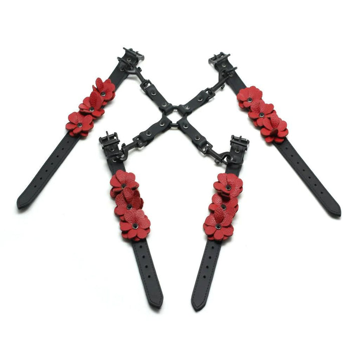 Liebe Seele - Boeienset Flower - exclusief En uniek ontwerp uit Japan - Rood/Zwart-Laced-up.nl