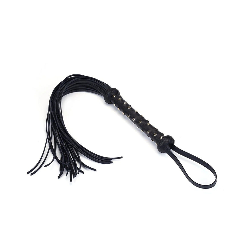 Liebe Seele - Dark Secret - Luxe lederen Flogger - Exclusief En Handgemaakt In Japan-laced-up.nl