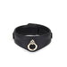 Liebe Seele - Demon's Kiss - Curved Collar Met Leash - Luxe En exclusief ontwerp - Zwart/Goud-Laced-up.nl