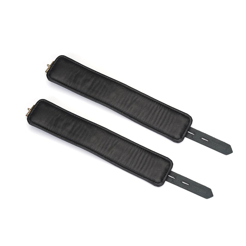 Liebe Seele - Demon's Kiss Handboeien Met Afsluitbare Gespen - Luxe En exclusief ontwerp - Zwart/Goud-Laced-up.nl