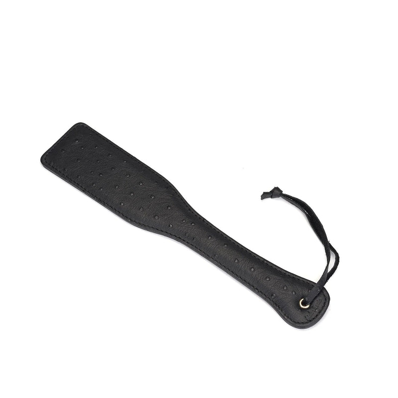 Liebe Seele - Demon's Kiss Spanking-Paddel - Luxuriöses Leder-Paddel - Laced-up.nl
