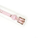 Liebe Seele - Fairy - Leren Collar met Leiband - Roze/Wit-Laced-up.nl