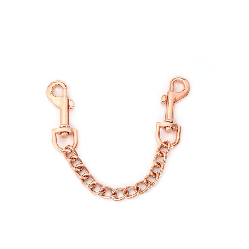 Liebe Seele - Fairy - Leren Enkelboeien - Rosé-Gouden Hardware - Roze/Wit-Erotiekvoordeel.nl
