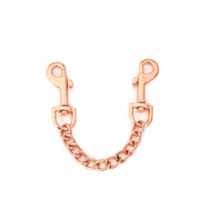 Liebe Seele - Fairy - Leren Polsboeien - Rosé-Gouden Gespen - Roze/Wit-Erotiekvoordeel.nl