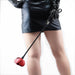 Liebe Seele - Flower Rhythm - Riding Crop - Paardrijzweepje Leer - Met Rode Roos-Laced-up.nl