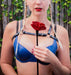 Liebe Seele - Flower Rhythm - Riding Crop - Paardrijzweepje Leer - Met Rode Roos-Laced-up.nl