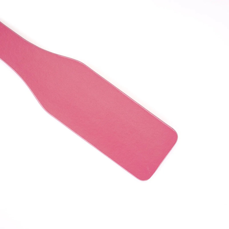 Liebe Seele - Lustre Rose - Lederen Paddle - Parelmoer Roze-Erotiekvoordeel.nl