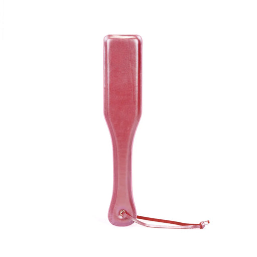Liebe Seele - Lustre Rose - Lederen Paddle - Parelmoer Roze-Erotiekvoordeel.nl
