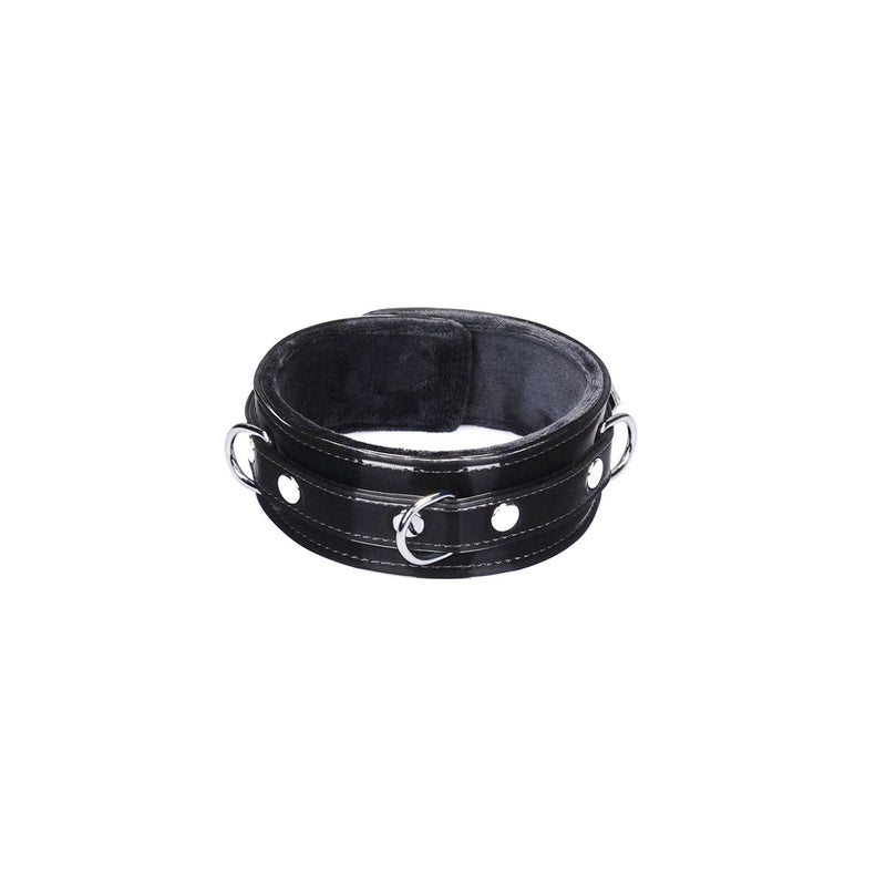 Liebe Seele - Metallic Shade - Vegan Collar met Leiband - Zwart-Erotiekvoordeel.nl
