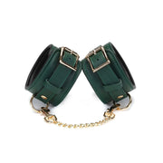 Liebe Seele - Mossy Green - Lederen polsboeien Met Gouden Ketting - exclusief En luxe ontwerp-Laced-up.nl