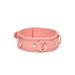 Liebe Seele - Pink Dream Leren Collar Met Leiband - Roze-Laced-up.nl