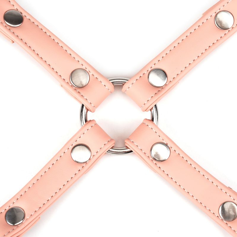 Liebe Seele - Pink Organosilicone Hogtie - vegan friendly - Roze-Laced-up.nl