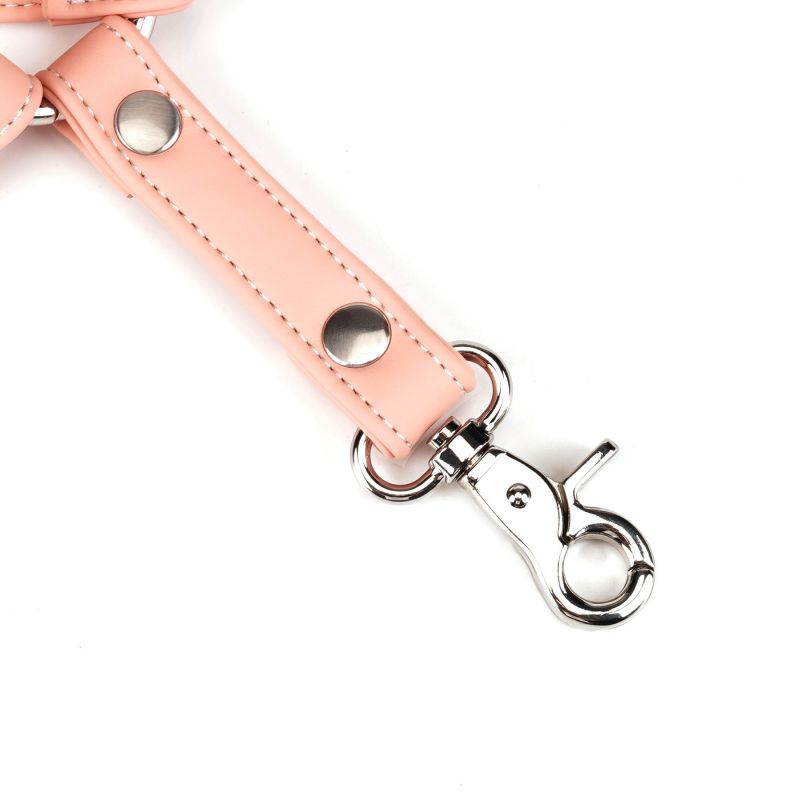 Liebe Seele - Pink Organosilicone Hogtie - vegan friendly - Roze-Laced-up.nl