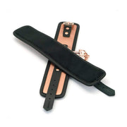Liebe Seele - Rose Gold Memory - Exclusieve Lederen Enkelboeien - Ultrazachte Voering - Rosé Goud-Erotiekvoordeel.nl
