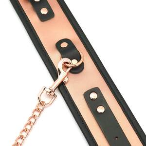 Liebe Seele - Rose Gold Memory - Exclusieve Lederen Enkelboeien - Ultrazachte Voering - Rosé Goud-Erotiekvoordeel.nl