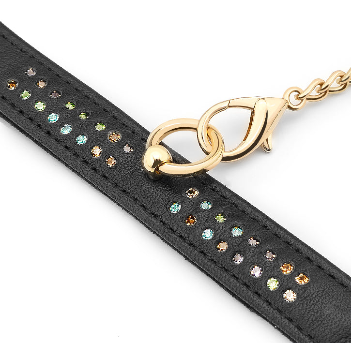 Liebe Seele - Shining Girl - Lederen Polsboeien Met Strass - Exclusief En Luxe Ontwerp-Laced-up.nl