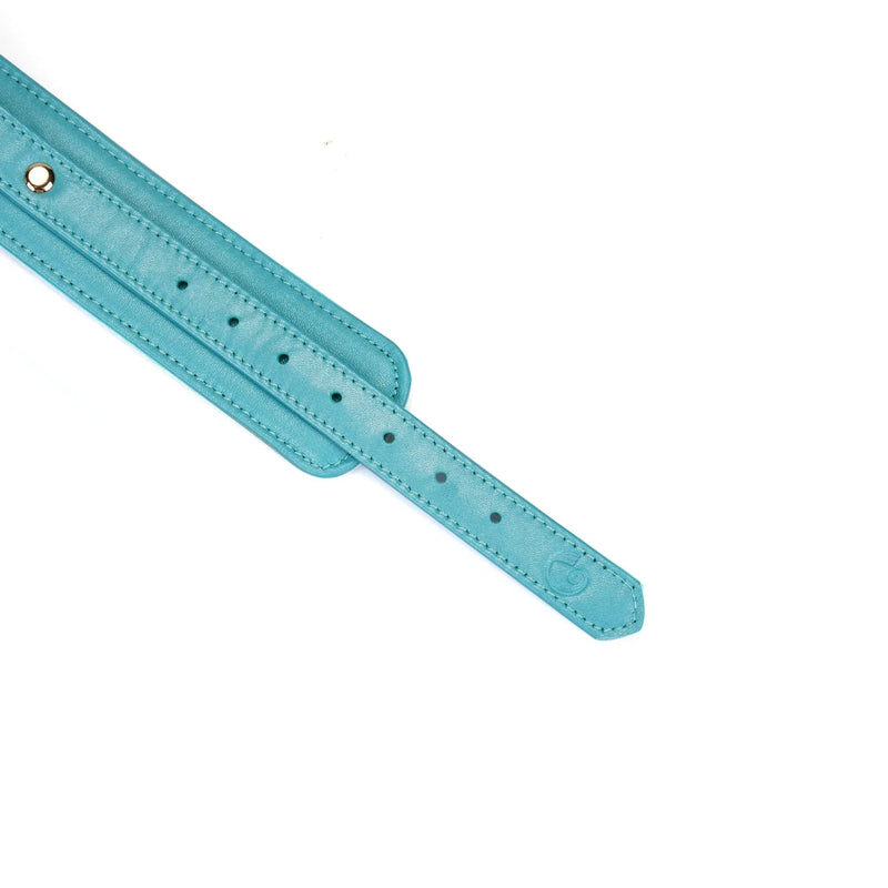 Liebe Seele - Siren's Cove Leather Wrist Cuffs – Turquoise-Laced-up.nl