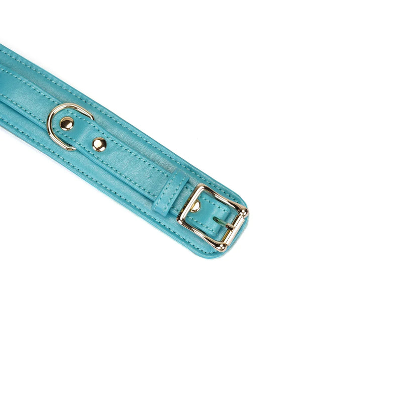 Liebe Seele - Siren's Cove Leather Wrist Cuffs – Turquoise-Laced-up.nl