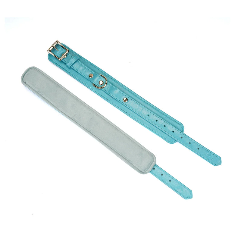Liebe Seele - Siren's Cove Leather Wrist Cuffs – Turquoise-Laced-up.nl