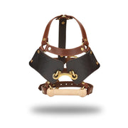 Liebe Seele - The Equestrian Leather Blinder And gag - Paardenhoofdtooi Met bit gag-Laced-up.nl