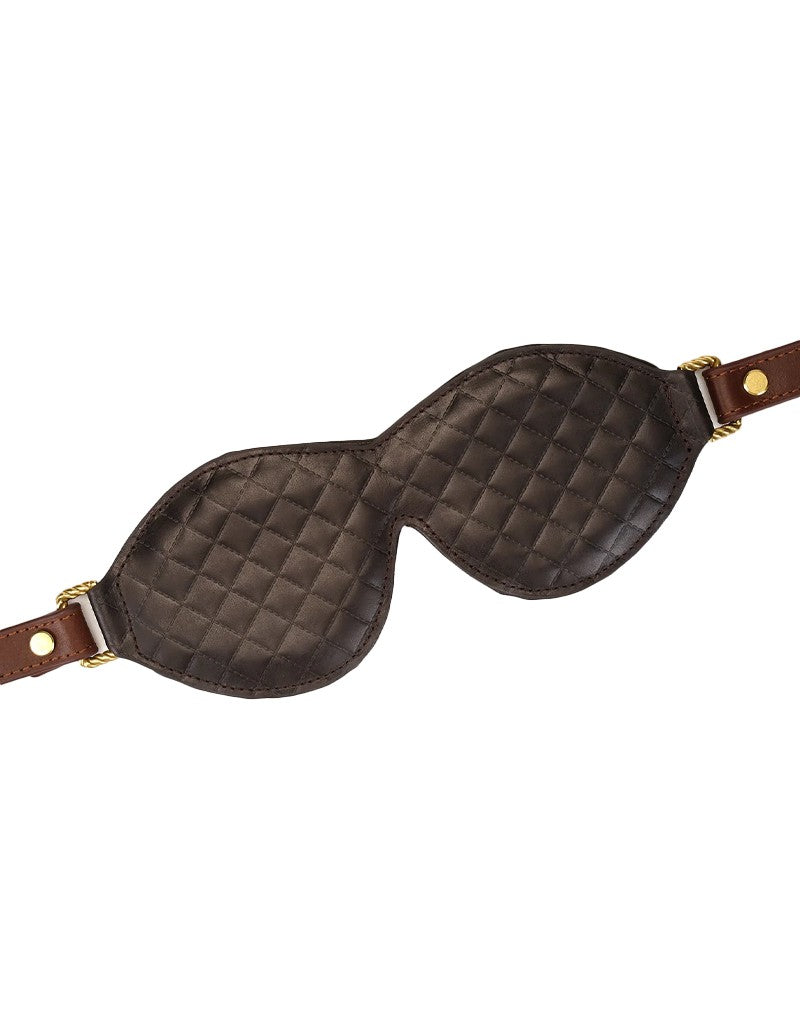 Liebe Seele - The Equestrian Leather Blindfold - Leren Blinddoek-Laced-up.nl