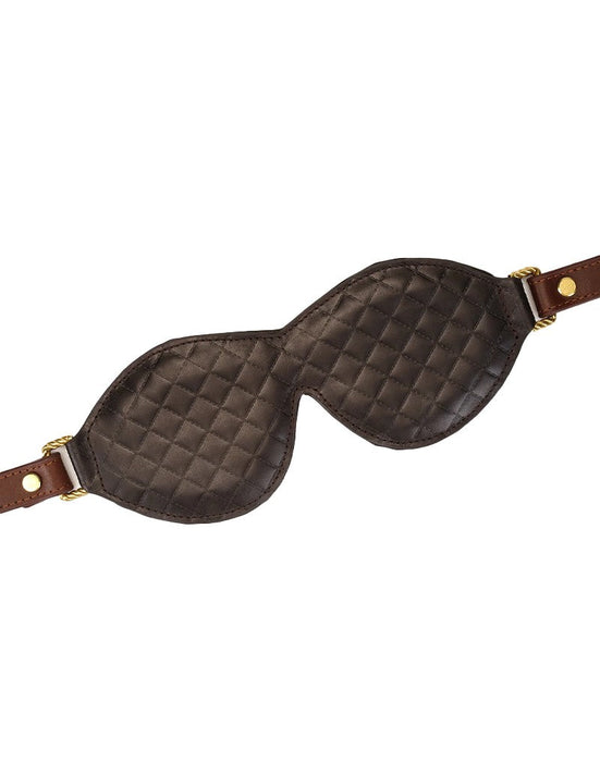 Liebe Seele - The Equestrian Leather Blindfold - Leren Blinddoek-Laced-up.nl