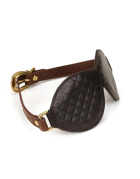 Liebe Seele - The Equestrian Leather Blindfold - Leren Blinddoek-Laced-up.nl