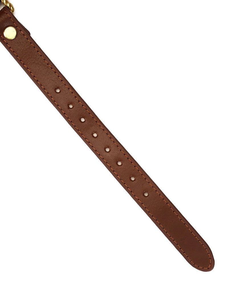 Liebe Seele - The Equestrian Leather Blindfold - Leren Blinddoek-Laced-up.nl