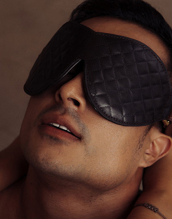 Liebe Seele - The Equestrian Leather Blindfold - Leren Blinddoek-Laced-up.nl
