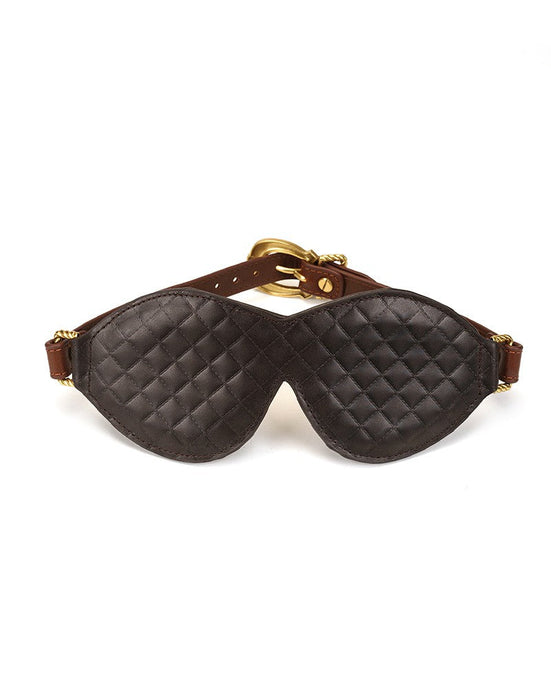 Liebe Seele - The Equestrian Leather Blindfold - Leren Blinddoek-Laced-up.nl