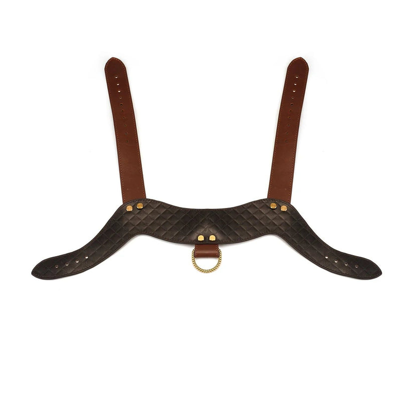 Liebe Seele - The Equestrian Leather Chest Harness - Leren Harnas Riemenbody-Laced-up.nl