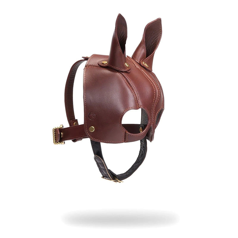 Liebe Seele - The Equestrian Leather Horse Mask - Leren Masker-Laced-up.nl