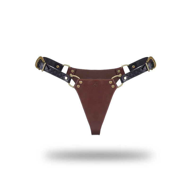 Liebe Seele - The Equestrian Leather Panty - Leren Slip-Laced-up.nl